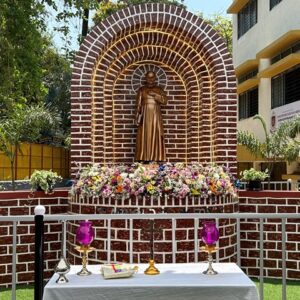 INAUGURATION OF ST. ARNOLD JANSENN GROTTO